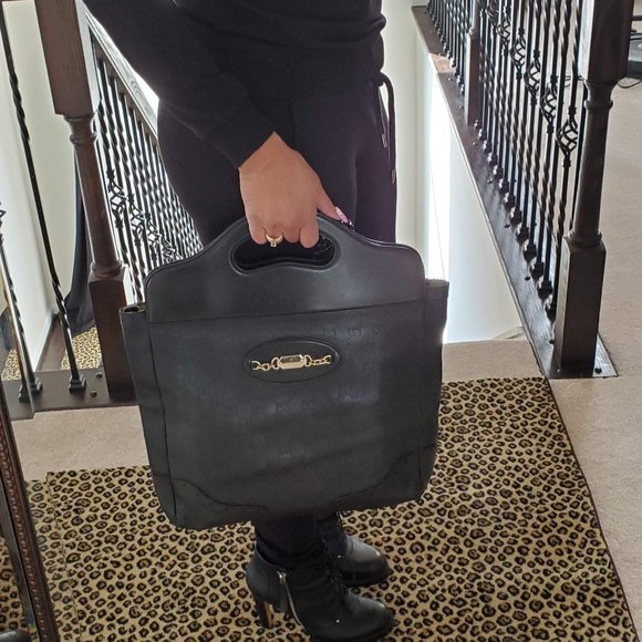Gucci Handbags - Black Large Authentic Gucci Tote Shopper Handbag